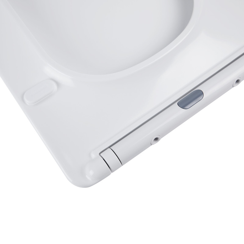 Qtap Унітаз-компакт Nando безобідковий з сидінням Soft-close QT12221222AW