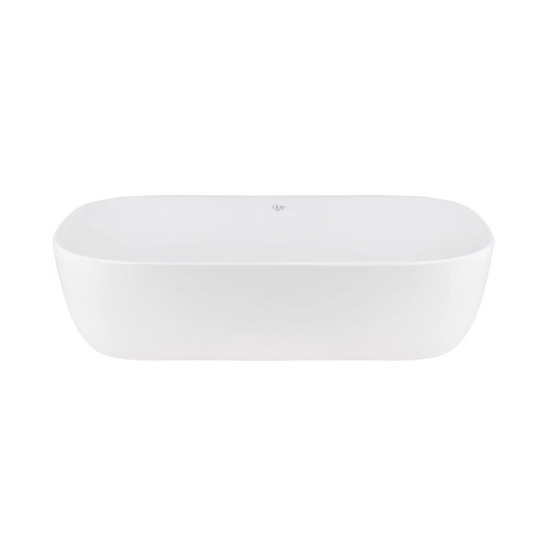 Qtap Комплект Robin: Раковина накладна прамокутна 610x400x145 мм White + Донний клапан PU02