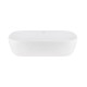 Qtap Комплект Robin: Раковина накладна прамокутна 610x400x145 мм White + Донний клапан PU02