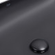 Qtap Раковина-чаша Robin 610х400х145 Matt black з донним клапаном QT132143PMBMB