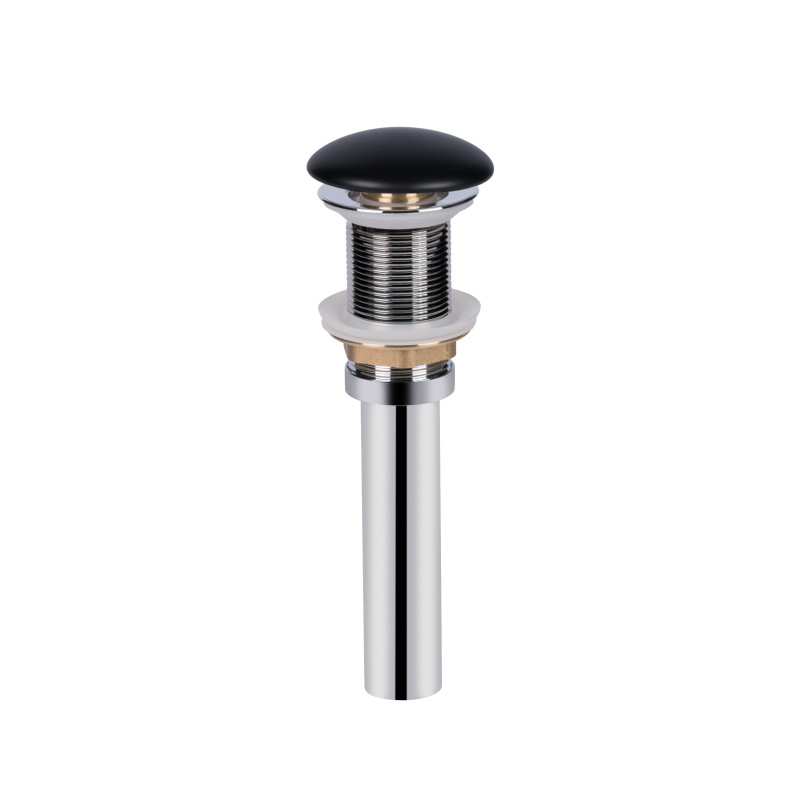 Qtap Раковина-чаша Robin 610х400х145 Matt black з донним клапаном QT132143PMBMB