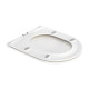 Qtap Унітаз-компакт Robin безобідковий з сидінням Soft-close QT13222141ARW