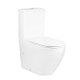Qtap Унітаз-компакт Robin безобідковий з сидінням Soft-close QT13222141ARW
