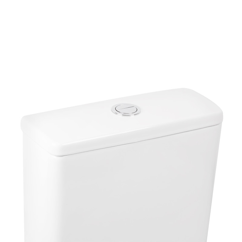 Qtap Унітаз-компакт Robin безобідковий з сидінням Soft-close QT13222141ARW