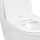Qtap Унітаз-компакт Robin безобідковий з сидінням Soft-close QT13222141ARW