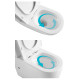 Qtap Унітаз підлоговий Robin New Ultra Quiet безобідковий з сидінням Soft-close WHITE QT13226083AW