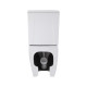 Qtap Унитаз-компакт Robin Ultra Quiet безободочный с сиденьем Soft-close QT13222128AUQ1W