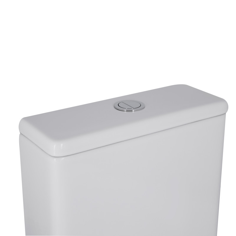 Qtap Унитаз-компакт Robin Ultra Quiet безободочный с сиденьем Soft-close QT13222128AUQ1W