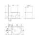 Qtap Унитаз-компакт Robin Ultra Quiet безободочный с сиденьем Soft-close QT13222128AUQ1W