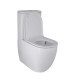 Qtap Унитаз-компакт Robin Ultra Quiet безободочный с сиденьем Soft-close QT13222128AUQ1W