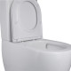 Qtap Унитаз-компакт Robin Ultra Quiet безободочный с сиденьем Soft-close QT13222128AUQ1W