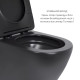 Qtap Комплект Robin Matt Black 2 в 1: унітаз підвісний Ultra Quiet QT13332381АSMB + біде підвісне QT1355046FMB