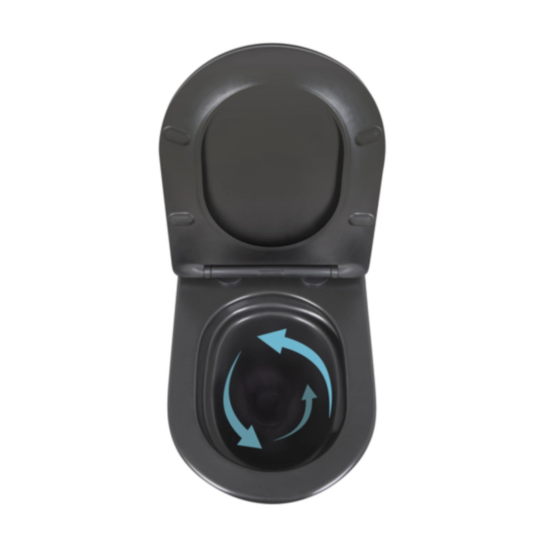 Готове рішення Qtap для ванної кімнати: підвісний унітаз Robin New Ultra Quiet 490x365x325 + комплект інсталяції Standard (лінійна клавіша Chrome) SD00057802