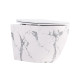 Унітаз підвісний Robin Ultra Quiet 490×365×325 мм, Marble, з сидінням Slim Duroplast / Soft-close / Quick Release QT13332381АSMR Qtap SD00054281