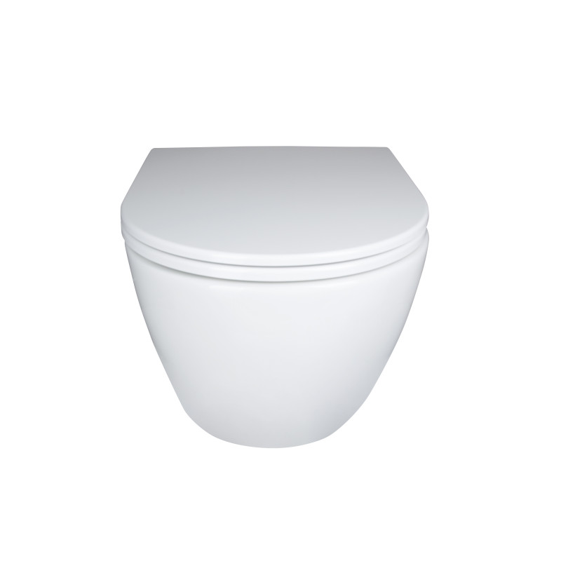 Qtap Унітаз підвісний Robin Mew безобідковий з сидінням Soft-close QT1333046EUQW