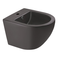 Qtap Підвісне біде Robin 495х370х325 Matt black (QT1355046FMB)