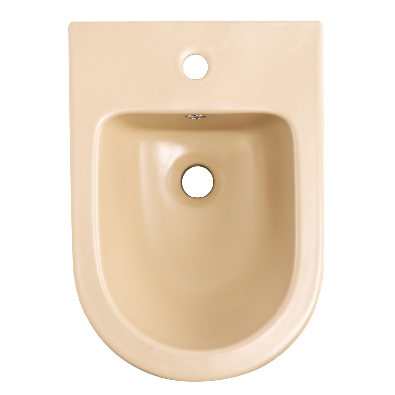 Біде підвісне Qtap Robin 515x370x350 мм, Beige QT13551381GSB SD00054286