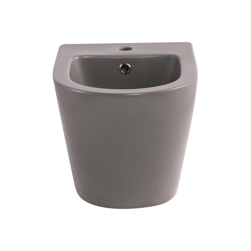 Біде підвісне Qtap Robin 515x370x350 мм, Stone grey QT13551381GSG SD00054285