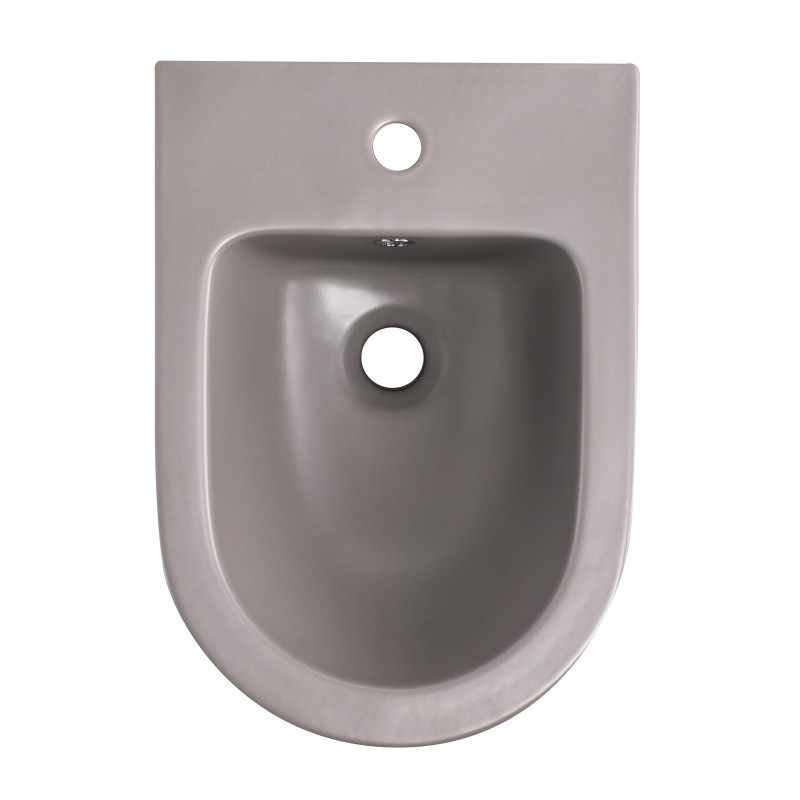 Біде підвісне Qtap Robin 515x370x350 мм, Stone grey QT13551381GSG SD00054285