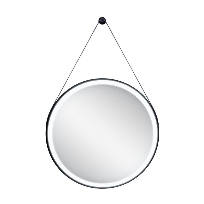 Qtap Дзеркало Robin R600 з LED-підсвічуванням кнопковий перемикач, на ремені QT13786502B