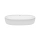 Qtap Комплект Scorpio: Раковина накладна овальна 610x400x120 мм White + Донний клапан PU02