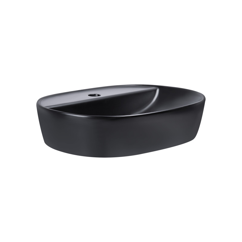 Qtap Раковина-чаша Scorpio 505х385х120 Matt black QT142202MBMBN