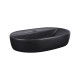 Qtap Раковина-чаша Scorpio 610x400x120 Matt black з донним клапаном QT142203MBMB