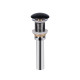 Qtap Раковина-чаша Scorpio 610x400x120 Matt black з донним клапаном QT142203MBMB
