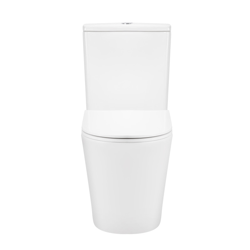 Qtap Унітаз-компакт Scorpio безобідковий з сидінням Soft-close QT14222125ARW