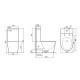 Qtap Унітаз підлоговий Scorpio Ultra Quiet безобідковий з сидінням Soft-close MATT BLACK QT14226088AMB