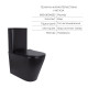 Комплект 2 в 1: підлоговий унітаз Qtap Scorpio Matt Black QT14226088AMB + набір гігієнічного душу Lidz Aria Black LDARI110BLA43394 SD00055247