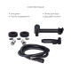 Комплект 2 в 1: підлоговий унітаз Qtap Scorpio Matt Black QT14226088AMB + набір гігієнічного душу Lidz Aria Black LDARI110BLA43394 SD00055247