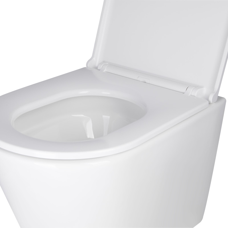 Qtap Унітаз підвісний Scorpio безободковий Ultra Quiet з сидінням Soft-close QT1433053EUQW