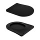 Qtap Унітаз підвісний Scorpio Ultra Quiet безобідковий з сидінням Soft-close MATT BLACK QT14332380AMB