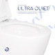 Унітаз підвісний Qtap Scorpio безободковий Ultra Quiet з сидінням Soft-close QT14332380ASW SD00054227