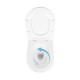 Унітаз підвісний Qtap Scorpio безободковий Ultra Quiet з сидінням Soft-close QT14332380ASW SD00054227