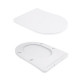 Унітаз підвісний Qtap Scorpio безободковий Ultra Quiet з сидінням Soft-close QT14332380ASW SD00054227