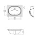 Qtap Раковина Stork 560x395x195 White QT15116030WN