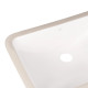 Qtap Комплект Stork: Раковина врізна прамокутна 530x370x200 мм White + Донний клапан PU02O