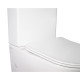 Qtap Унітаз-компакт Stork безобідковий з сідінням Soft-close QT15222178W