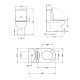 Qtap Унітаз підлоговий Swan Ultra Quiet з сидінням Soft-close 640x360x835 мм QT16222182TW White