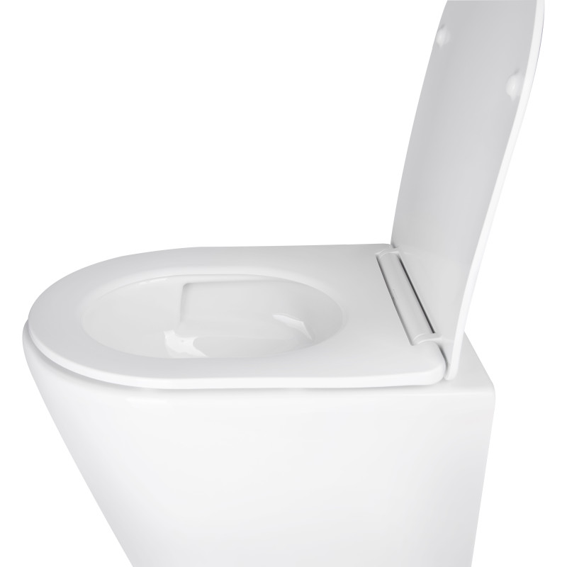 Qtap Унітаз підвісний Swan безободковий Ultra Quiet з сидінням Soft-close QT16335179W