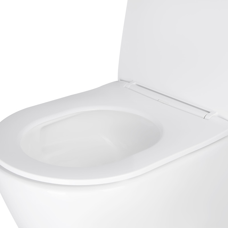 Qtap Унітаз підвісний Swan безободковий Ultra Quiet з сидінням Soft-close QT16335179W