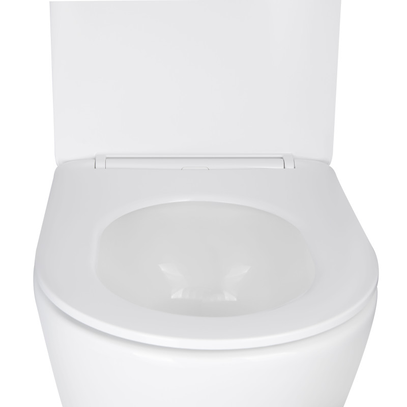 Qtap Унітаз підвісний Swan безободковий Ultra Quiet з сидінням Soft-close QT16335179W