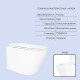 Готове рішення Qtap для ванної кімнати: підвісний унітаз Swan Ultra Quiet 520x360x320 + комплект інсталяції Nest 4 в 1 (лінійна клавіша White) SD00054306
