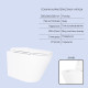 Готове рішення Qtap для ванної кімнати: підвісний унітаз Swan Ultra Quiet 520x360x320 + комплект інсталяції Nest 4 в 1 (лінійна клавіша Chrome) SD00054324