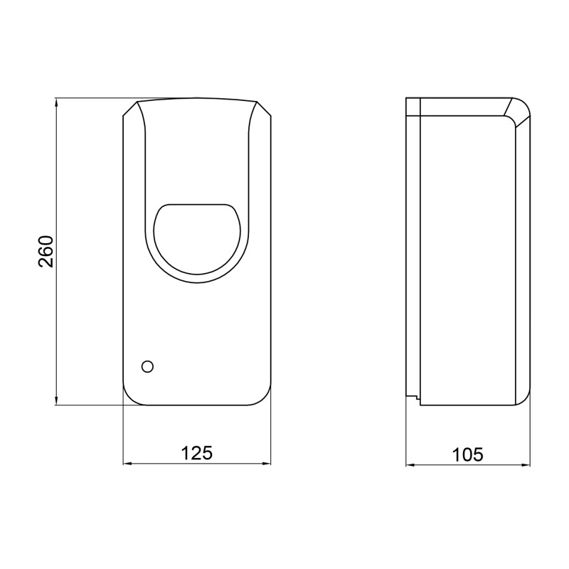 Qtap Дезінфектор Pohodli 6V безконтактний QT170WH42921 White (Zdraví)