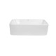 Qtap Комплект Tern: Раковина накладна прамокутна 475х370х140 мм White + Донний клапан PU02