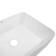 Qtap Комплект Tern: Раковина накладна прамокутна 475х370х140 мм White + Донний клапан PU02