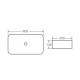Qtap Раковина-чаша Tern 605x350x140 White QT17112270WN